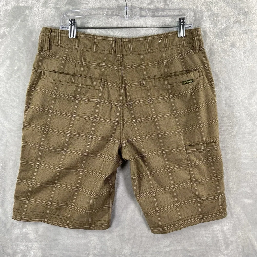 Prana Shorts Mens 32 Chino Plaid 9